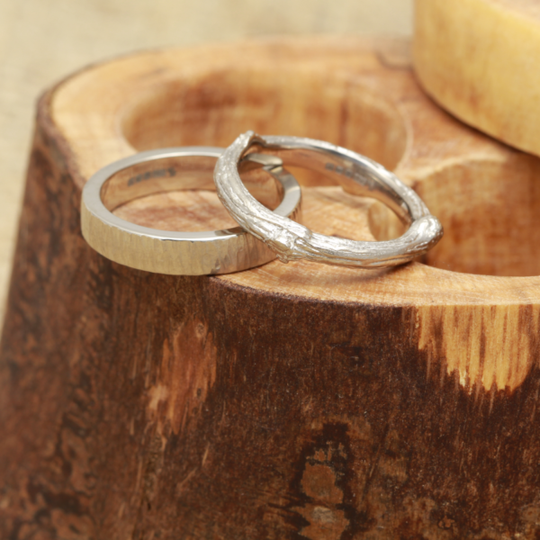 nature inspired wedding rings