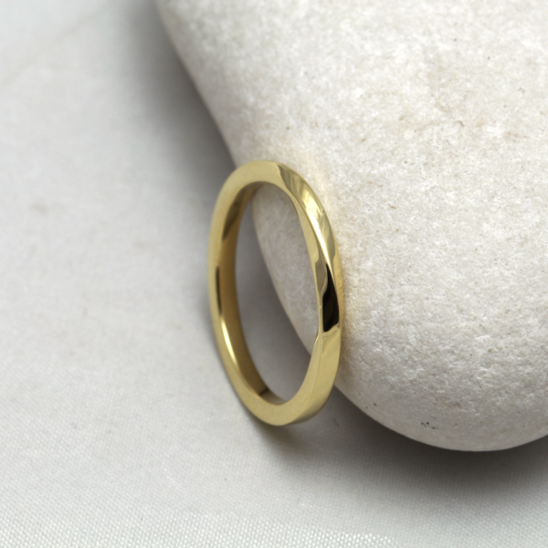 Eco 18ct Gold Twist Wedding Ring