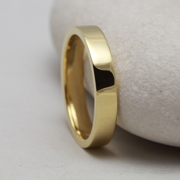 Eco Friendly Gold Ring with a Polished Finish
