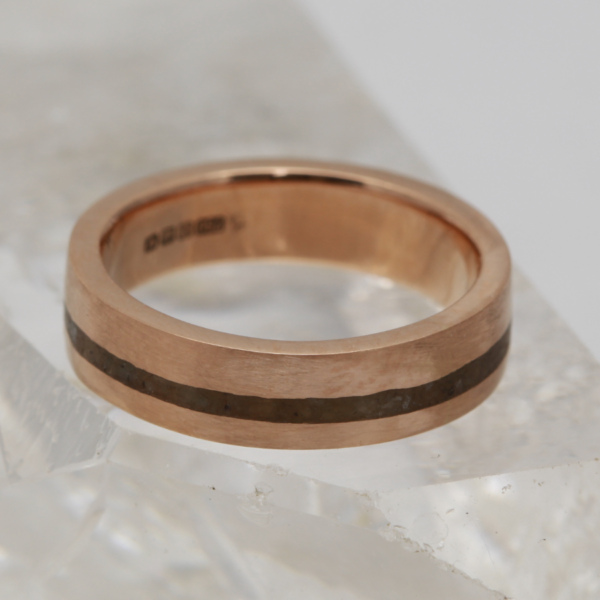 Ethical 18ct Rose Gold Memory Ring