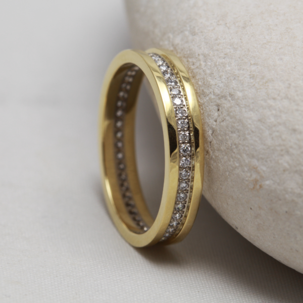 Ethical Full Eternity Diamond Wedding Ring