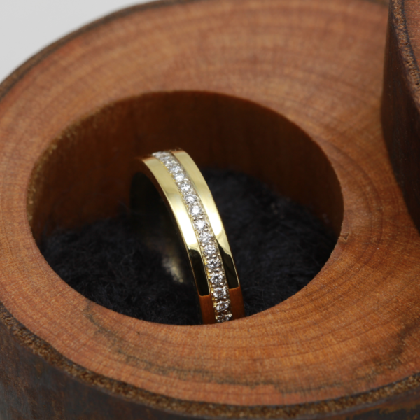 Eco Full Eternity Diamond Wedding Ring