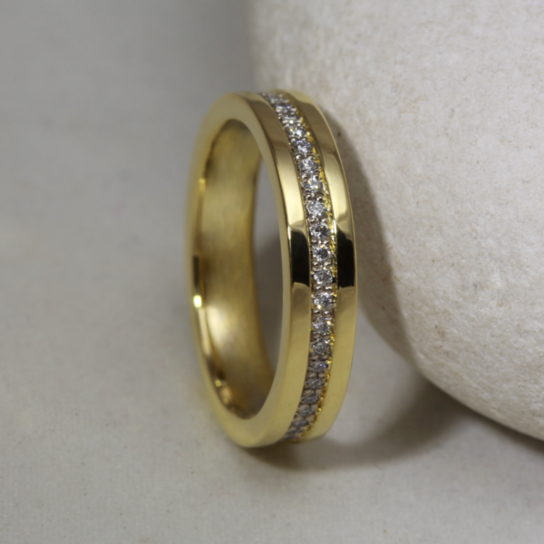 Ethical Full Eternity Diamond Wedding Ring