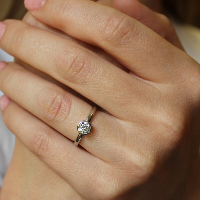 Bespoke Platinum Engagement Ring