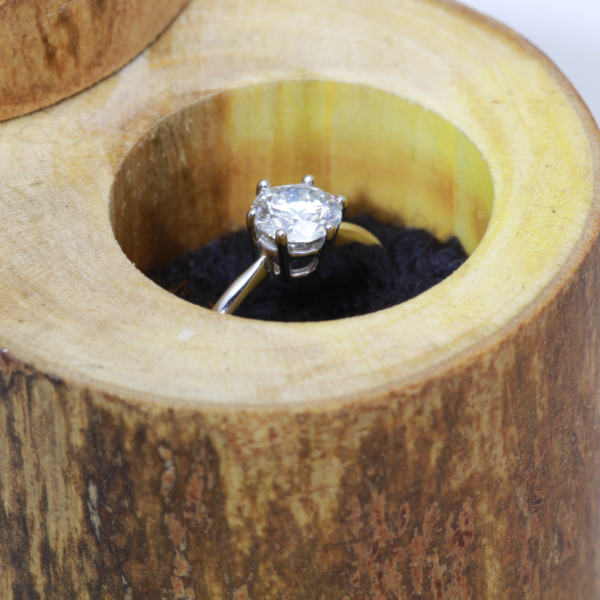 Handmade Platinum Engagement Ring