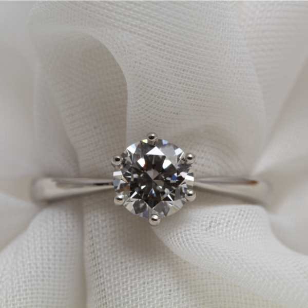 Hand Crafted Platinum Engagement Ring