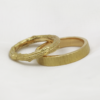 his and hers oak tree wedding rings