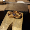 matching hammered rings