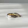 mixed metal wedding ring
