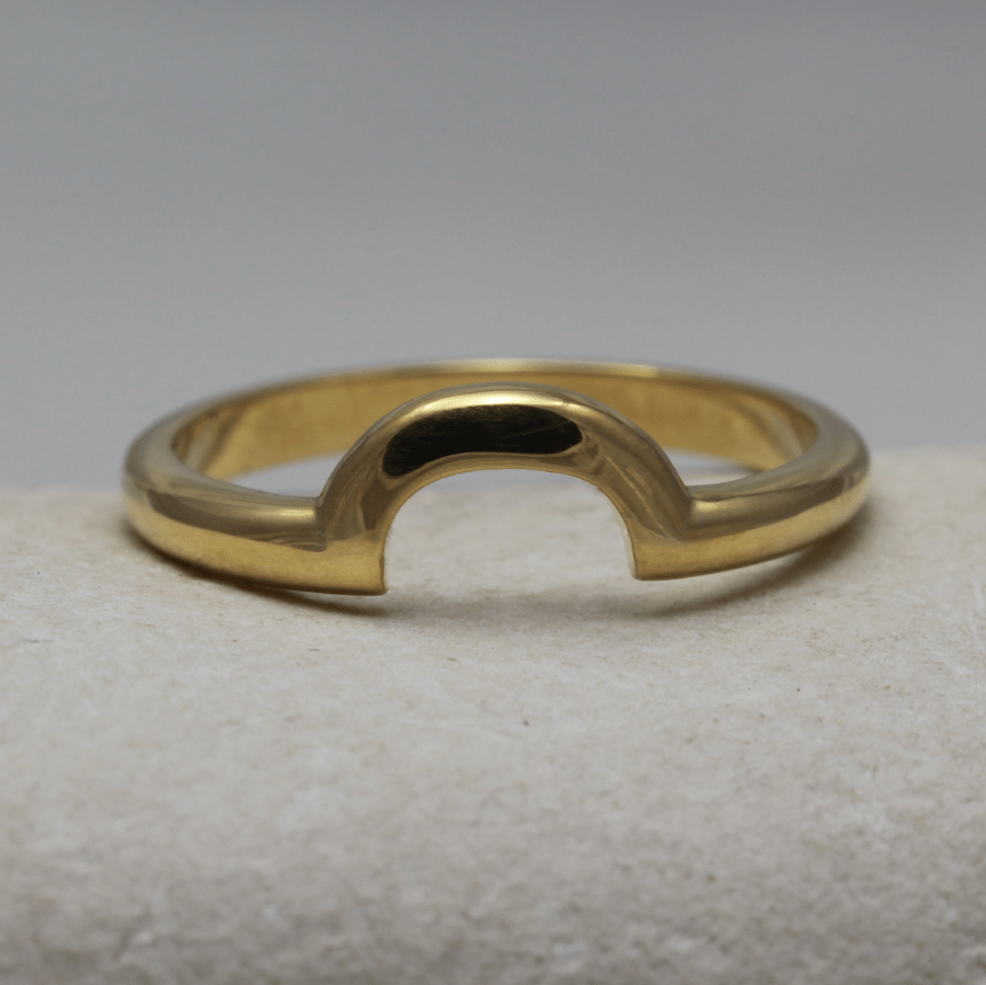 Contoured Wedding Ring