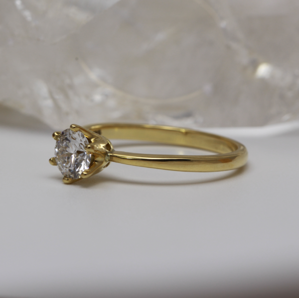 Bespoke Royal Crown Solitaire Engagement Ring