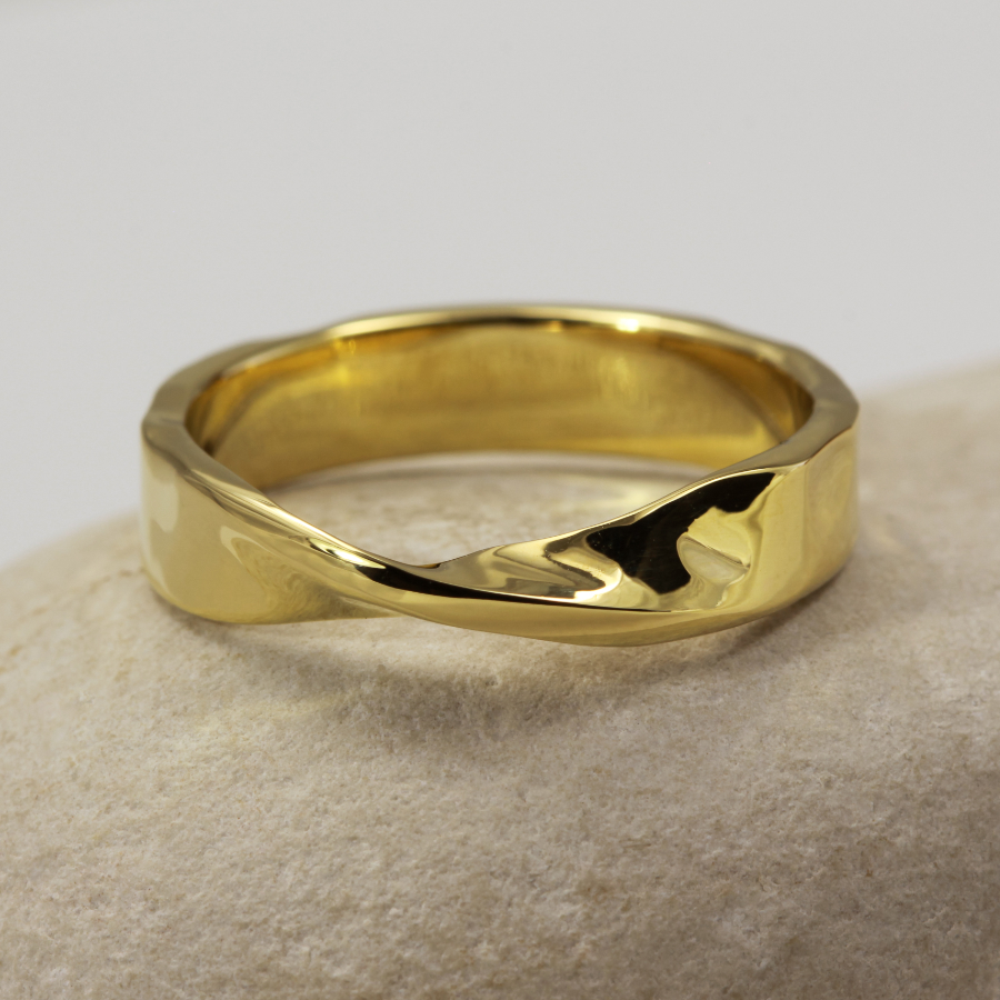 Yellow Gold Wedding Ring | Ethical Wedding Rings | J&E
