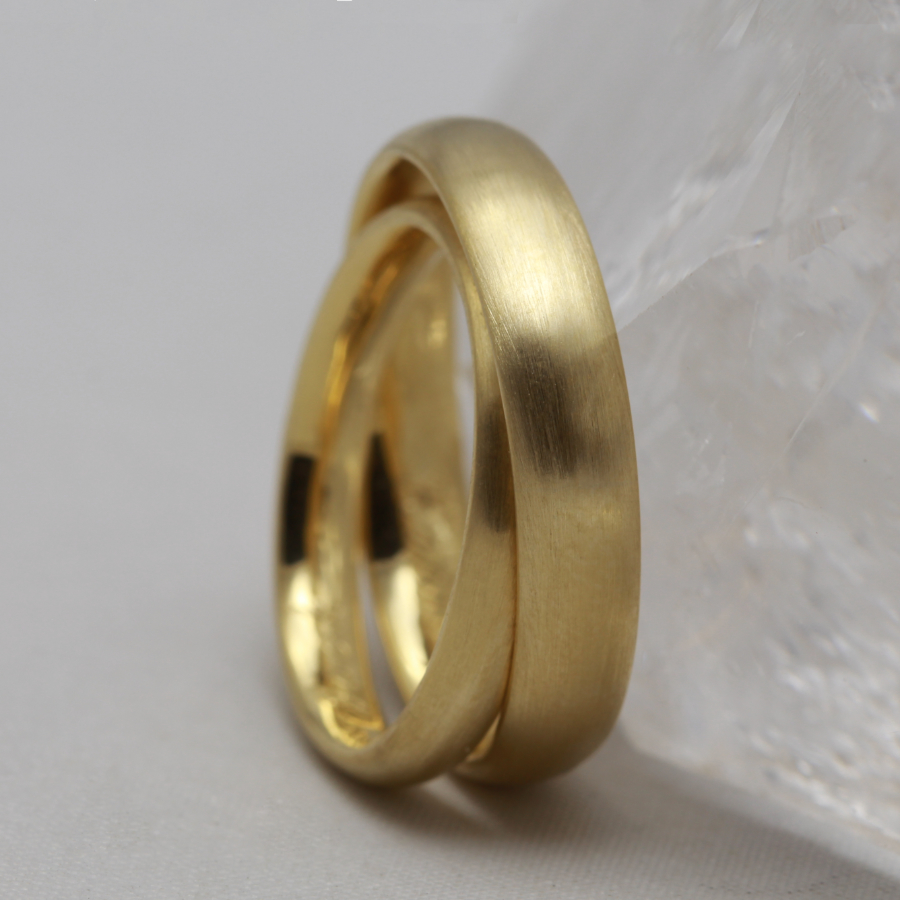 18ct Gold Wedding Ring Set Handmade Wedding Rings J E 18ct-gold-wedding-ring-set-handmade-wedding-rings-j-e