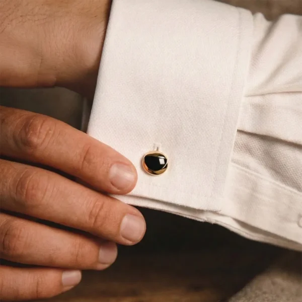 The Snowdonia Chain Cufflinks: 18ct Yellow Gold