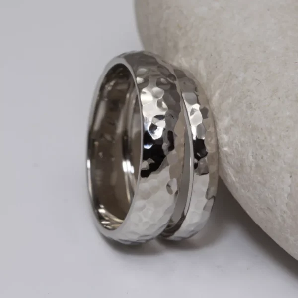 The Glenshees: Ethical 950 Platinum Matching Wedding Ring Set